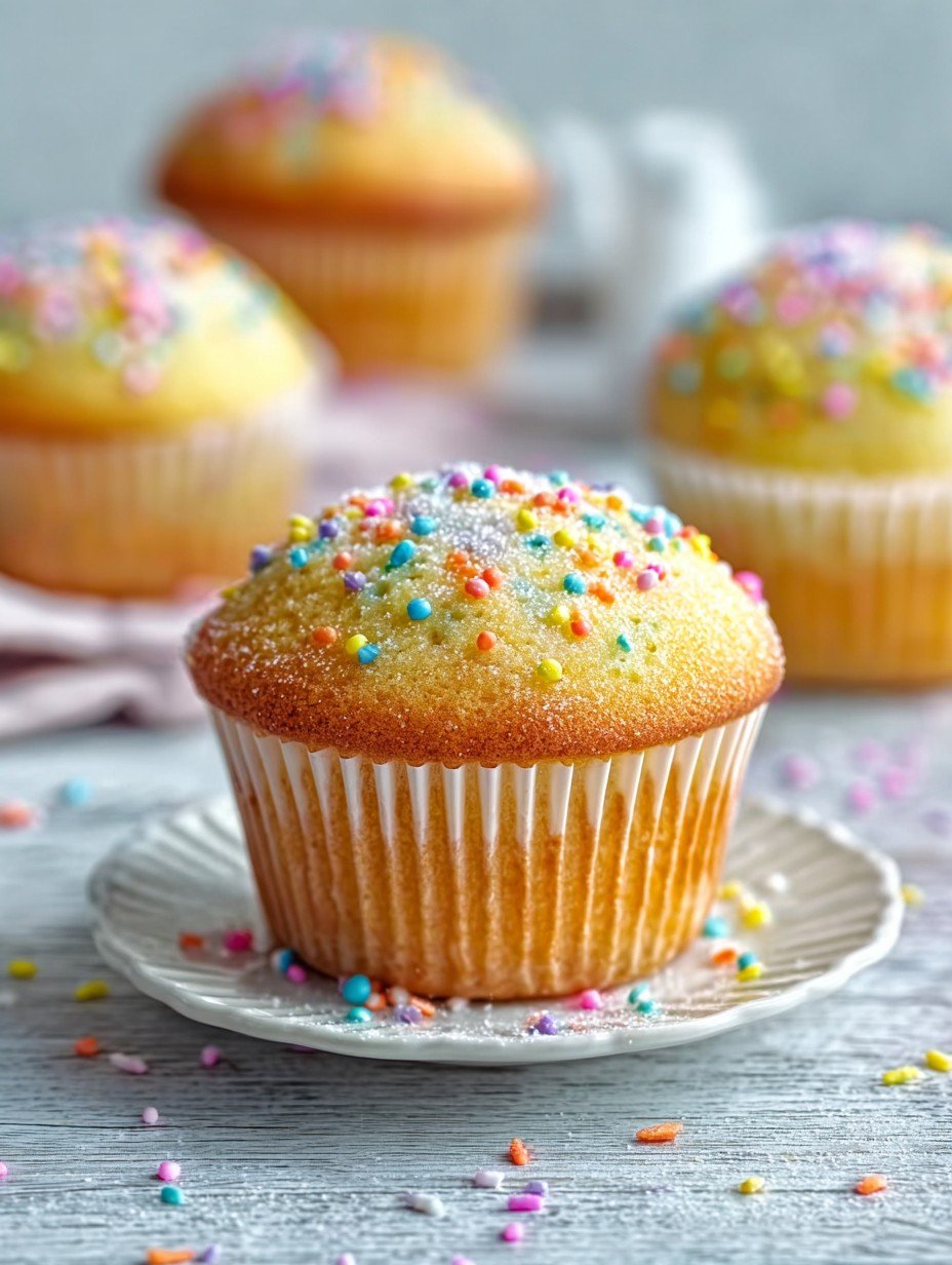 Bunte Vanille Cupcakes für Kindergeburtstag image 2