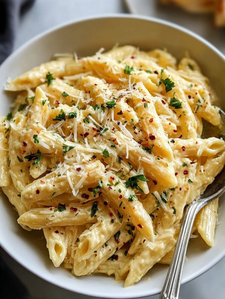 Cremige Knoblauch Penne – Dein schnelles Lieblingsrezept