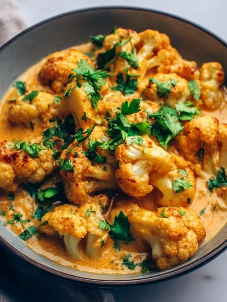 Cremiger Blumenkohl-Curry aus dem Ofen – einfach lecker!