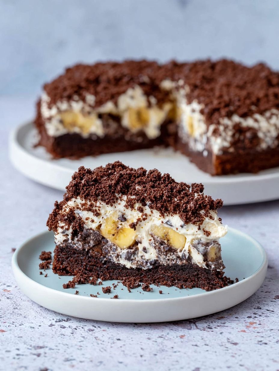 Cremiger Maulwurfkuchen mit Bananen zum Verlieben image 2