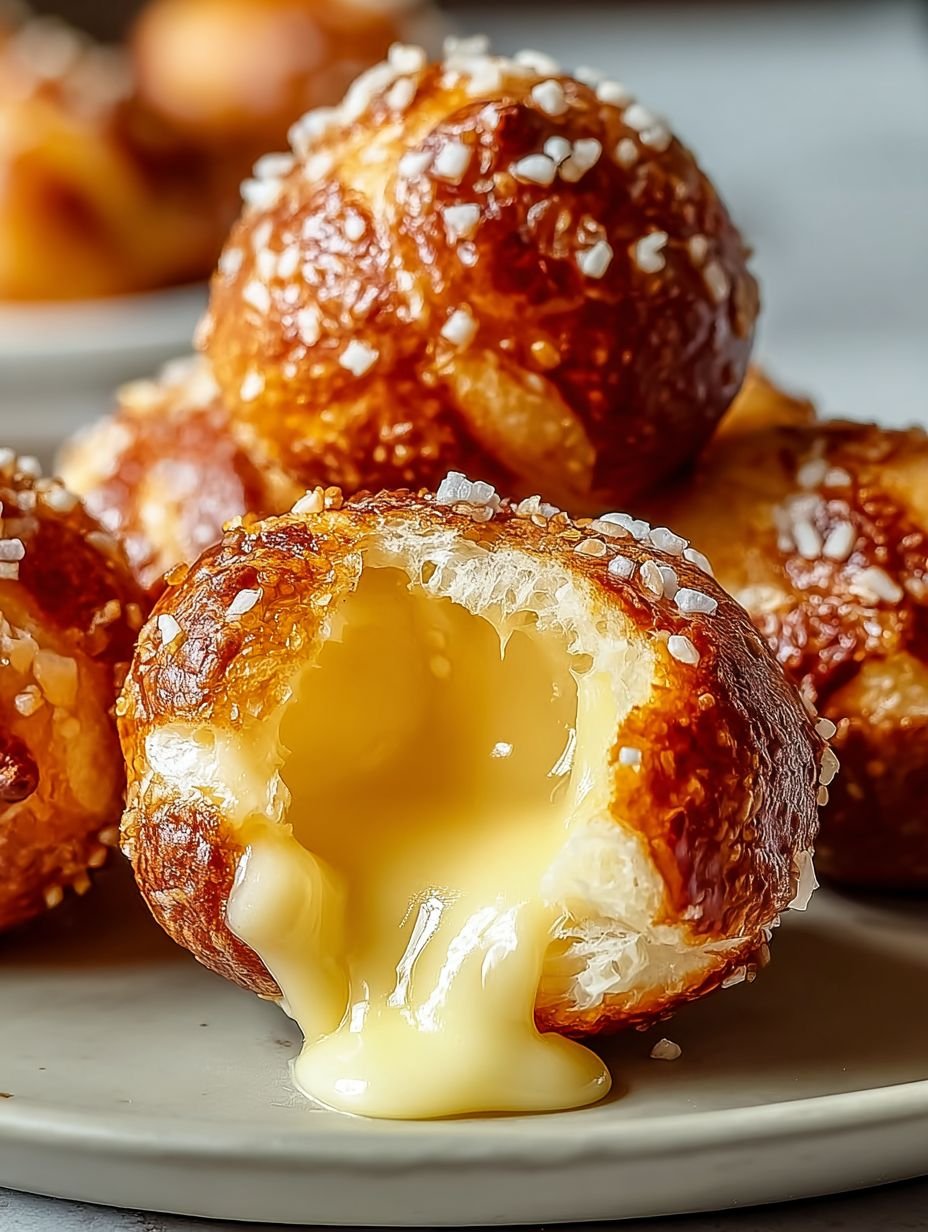 Die leckersten Käsebrezel-Bissen mit cremigem Kern image 2