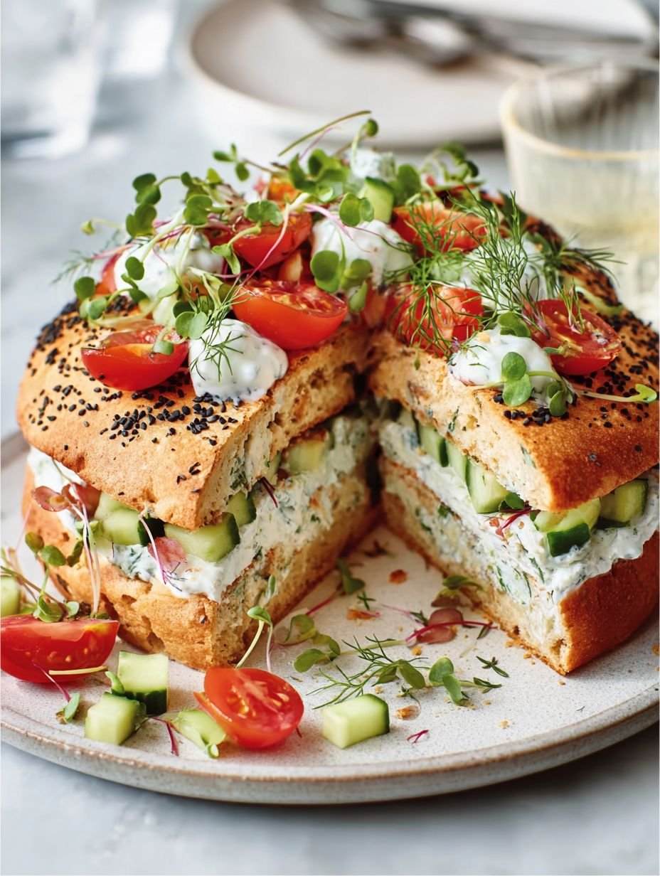 Herzhafte Torte: Frisch, leicht und vegetarisch image 2