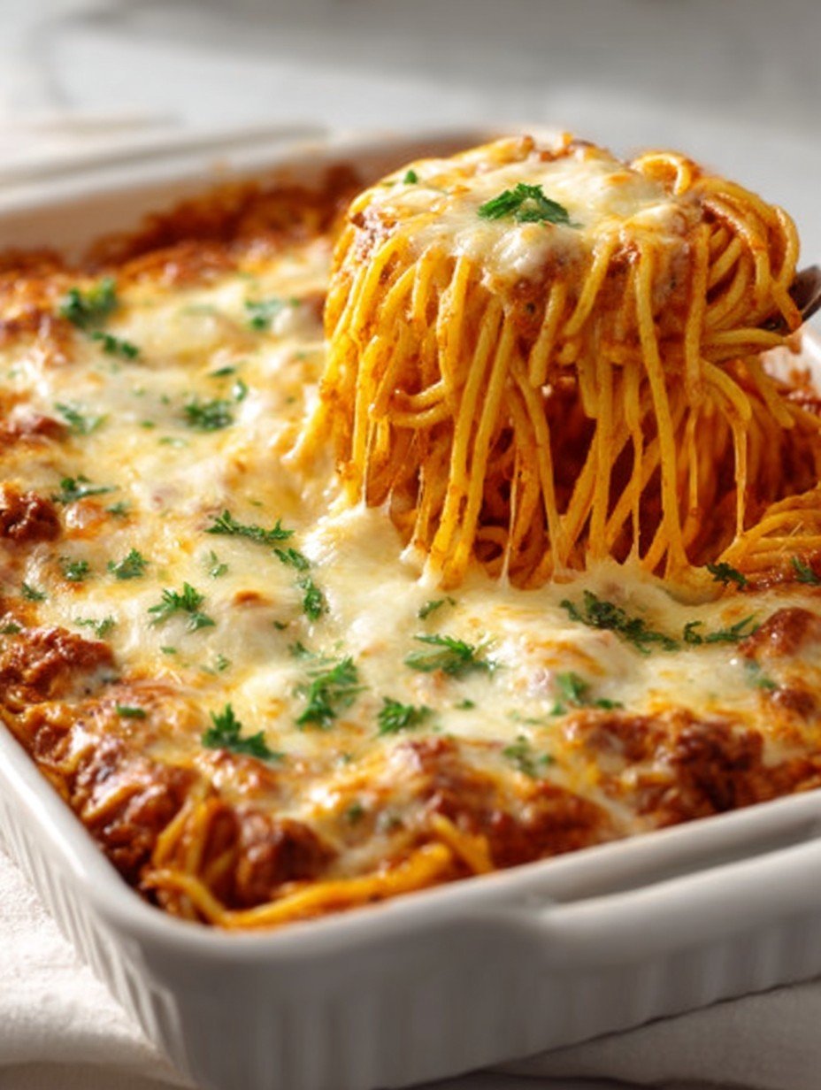 Käse-Spaghetti-Auflauf: So lecker, so einfach. image 2