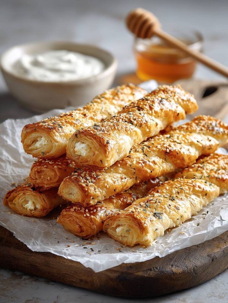 Knusprige Feta-Blätterteig-Sticks: Ein Genuss!