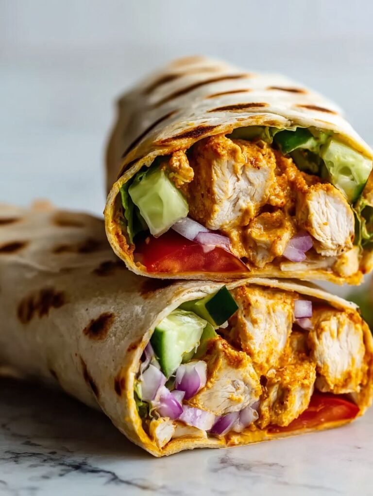 Knuspriger Hähnchen-Wrap aus dem Airfryer | Schnell gemacht