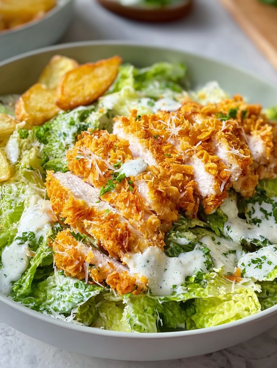 Knuspriger Hähnchen Caesar Salat: Dein Rezept image 2