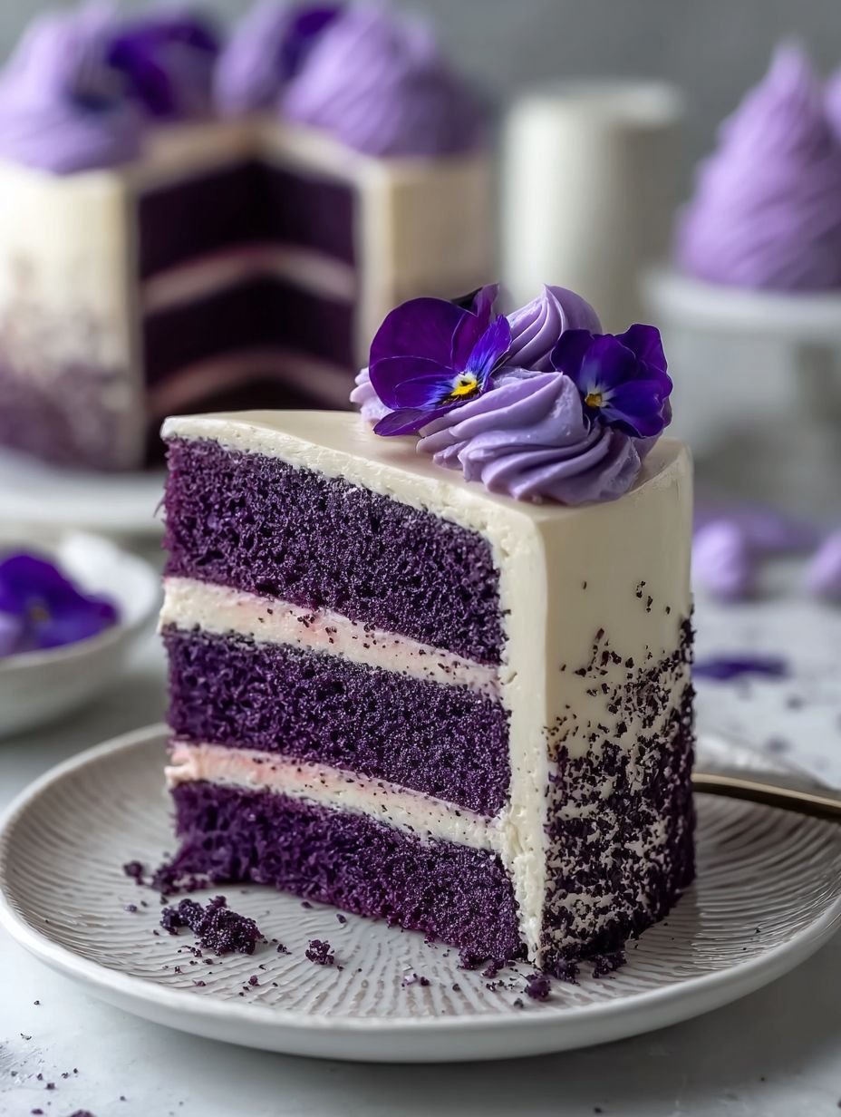 Lila Samtkuchen selbst backen | Dein Lieblingsrezept image 2