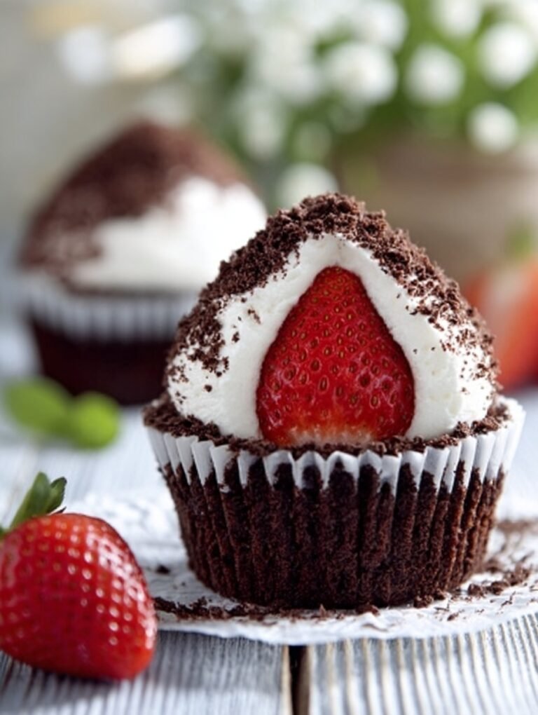 Maulwurfmuffins mit Erdbeere: Ein süßer Genuss