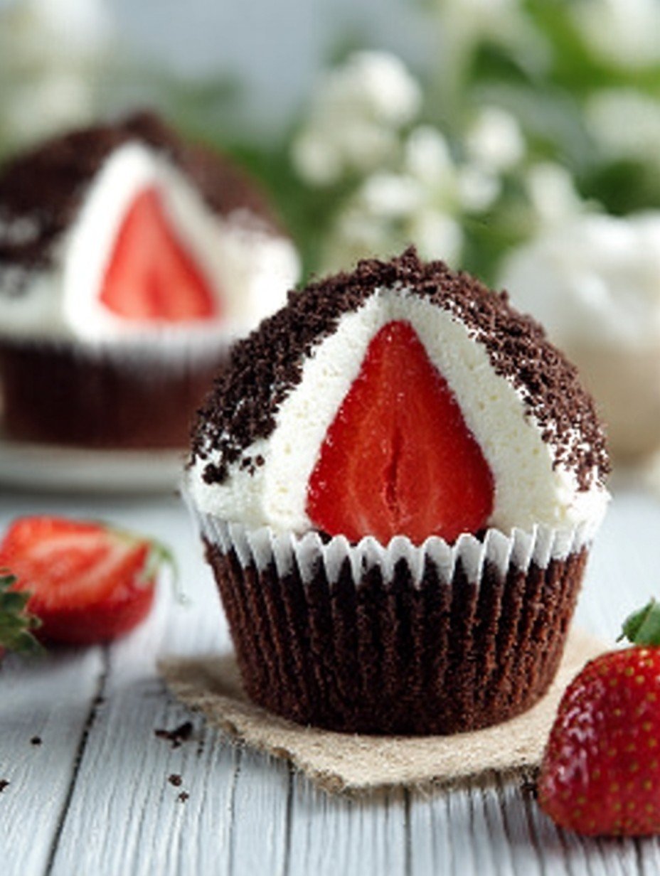 Maulwurfmuffins mit Erdbeere: Ein süßer Genuss image 2