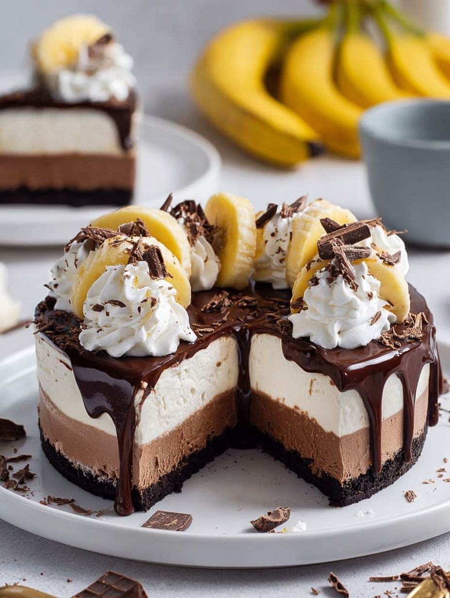 No-Bake Schoko-Bananen-Torte: So einfach & lecker! image 2