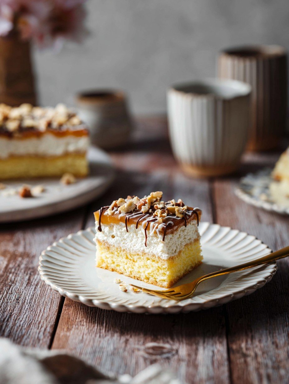 Saftiger Karamell-Nuss Schichtkuchen | Einfach unwiderstehlich image 2