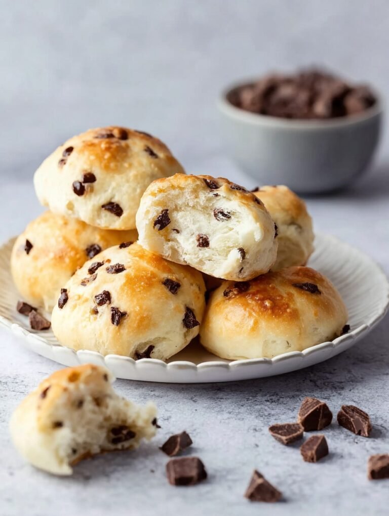 Schnelle Schokobrötchen ohne Hefe selber backen