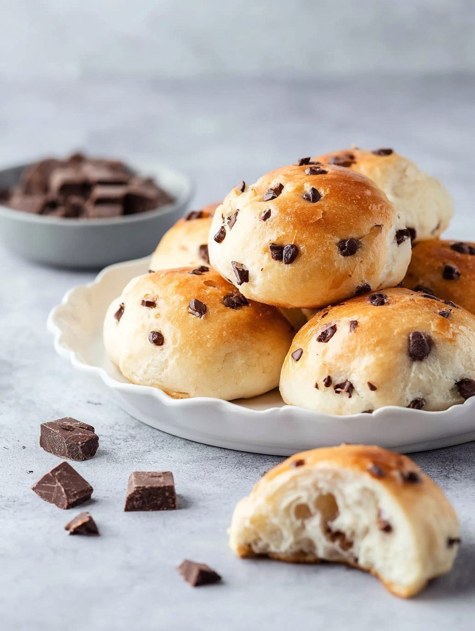 Schnelle Schokobrötchen ohne Hefe selber backen image 2
