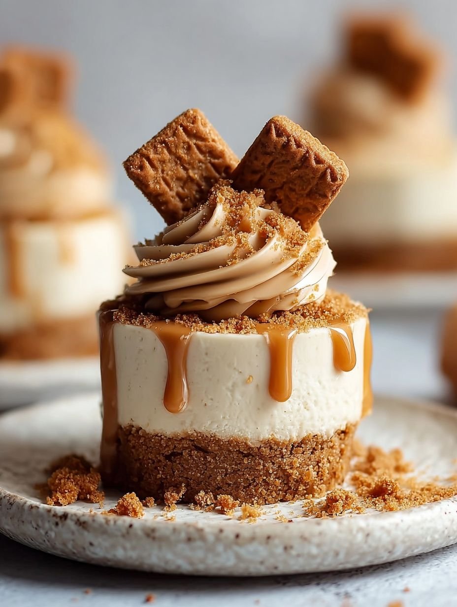 So cremig: Mini Biscoff Cheesecake ohne Backen image 2