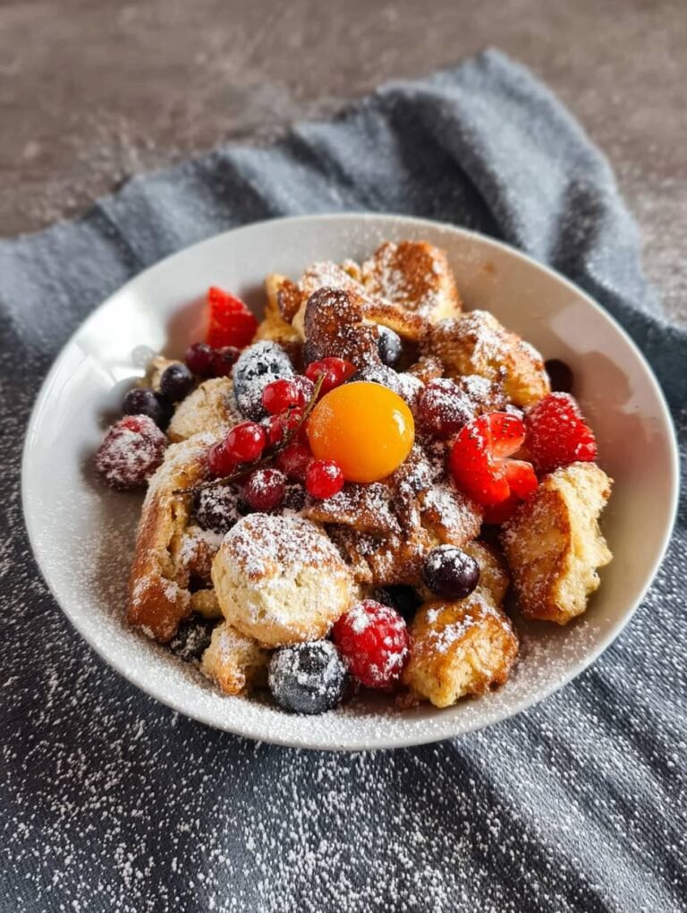 Delicious Skyr Kaiserschmarrn with Fresh Berries Delight