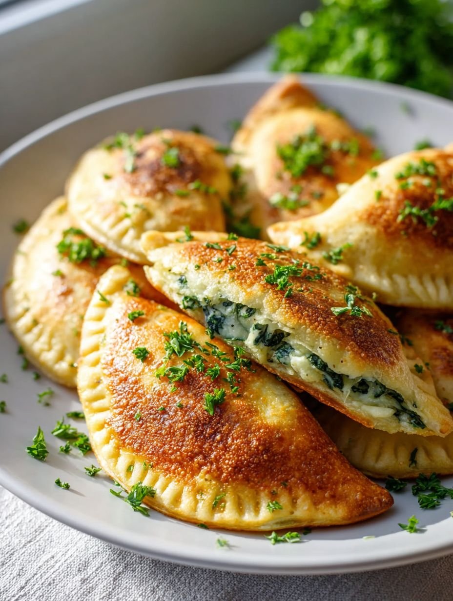 Diese köstlichen Kartoffeltaschen mit Spinat füllen dich! image 2
