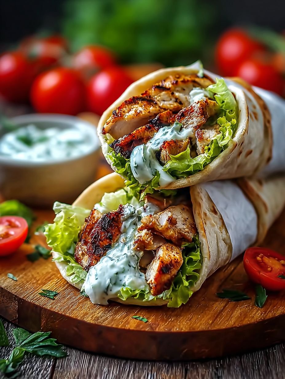 Hähnchen-Gyros mit frischem Feta-Tzatziki genießen image 2