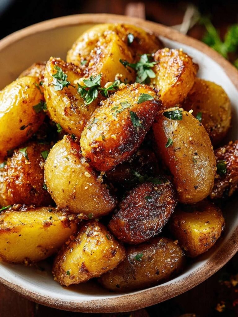 Honig-Senf-Kartoffeln für ein leckeres Beilagenrezept