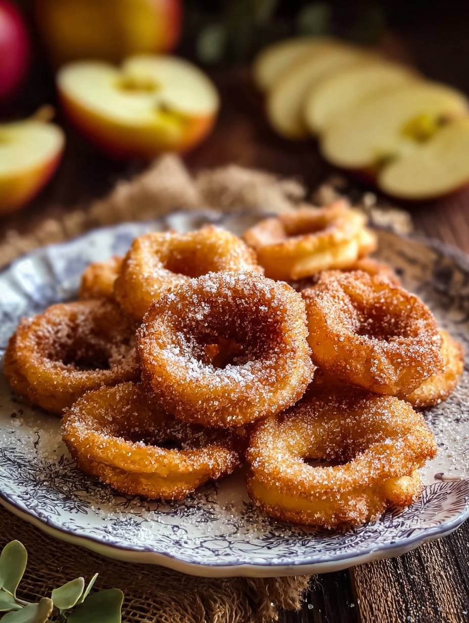 Luftfritteuse Zimt Apfelringe Rezept für süße Snacks image 2