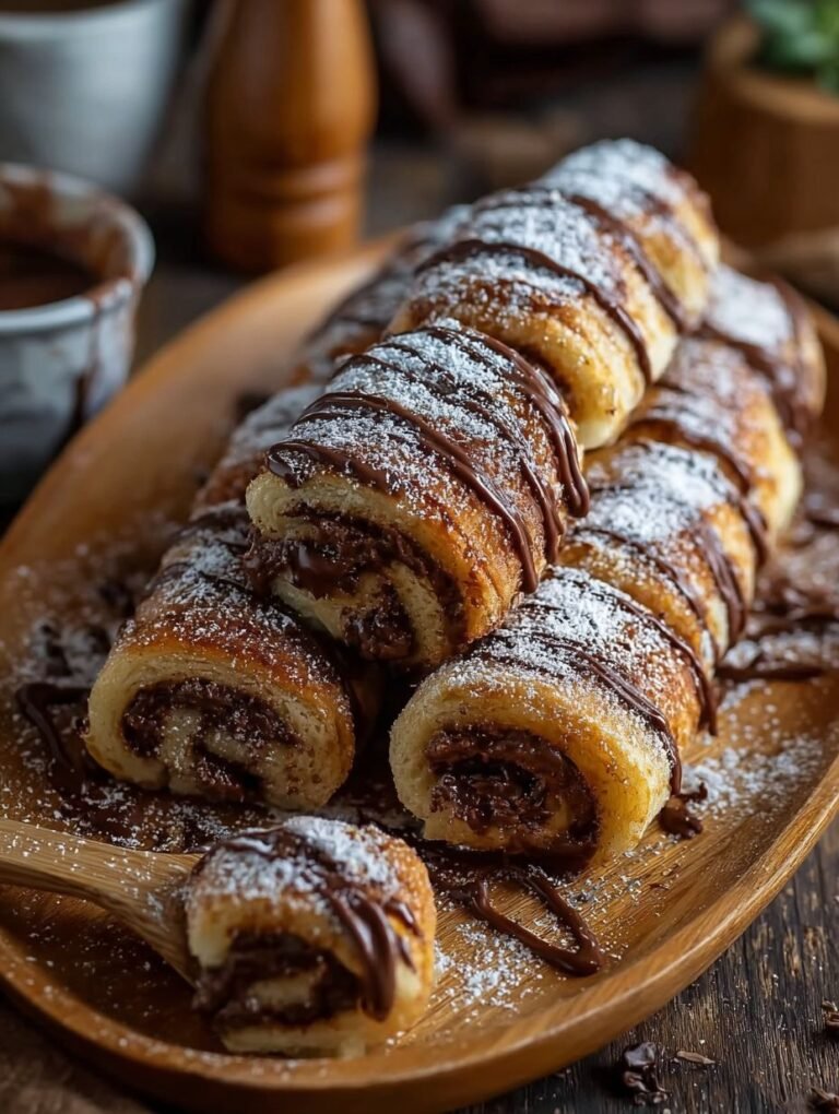 Zimt-Nutella-Rollen für das perfekte Frühstückserlebnis